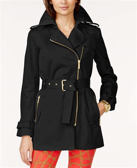 michael kors belted coat|Michael Kors coat women's.